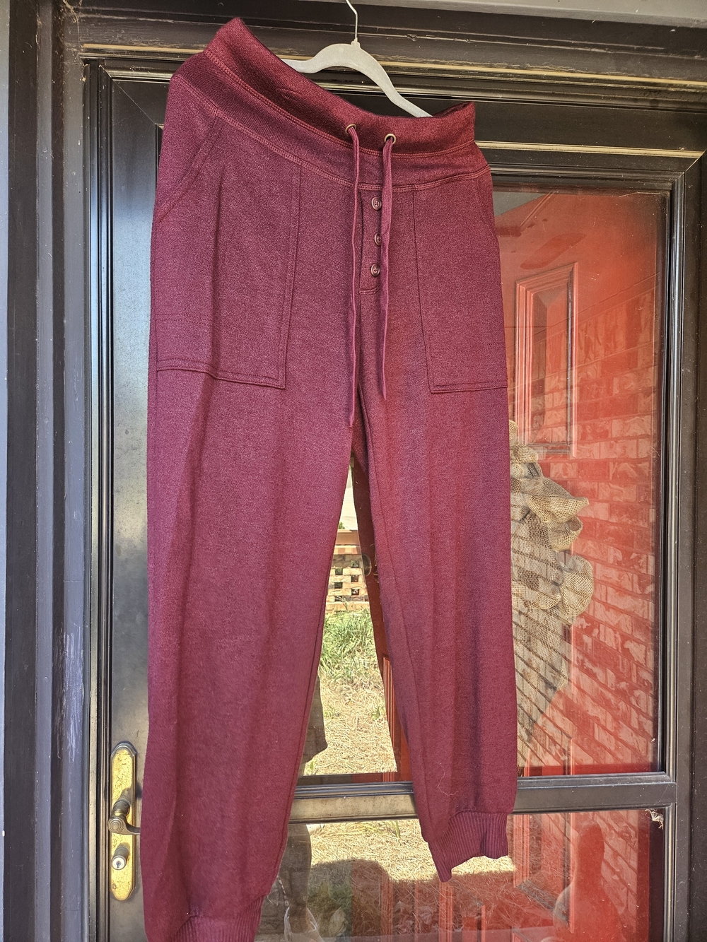 Universal Thread Maroon Track Jogger Pants